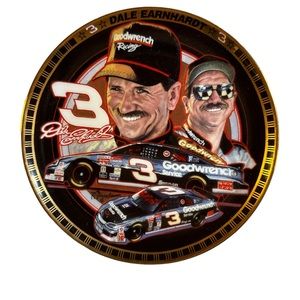 Dale Earnhardt Drivers of Victory Lane Hamilton Collection Plate, In Box, COA